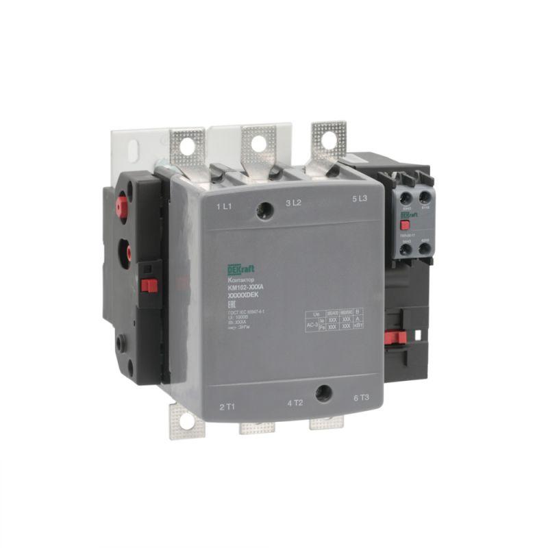 Контактор 150А 380В АС АС3 АС4 1НО+1НЗ КМ-102 DEKraft 21944DEK
