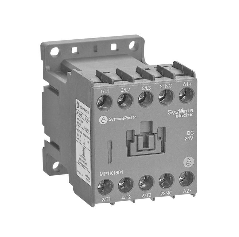 Контактор MP1K 4P(2НО+2НЗ) 12А DC 24В SE MP1K12008BD