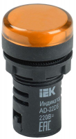 Лампа светосигнальная AD22DS d22мм 230В AC желт. KARAT IEK BLS10-ADDS-230-K05