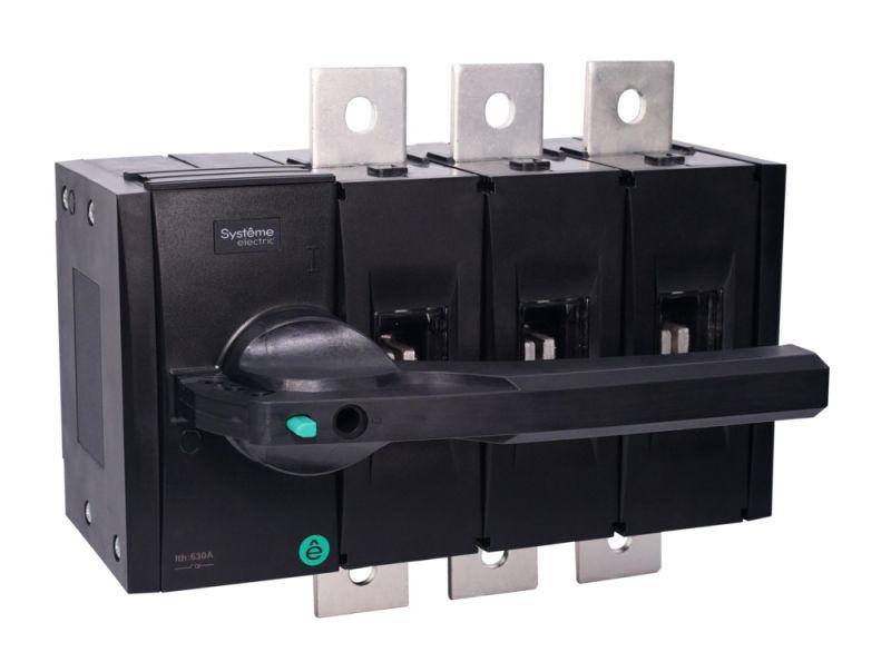 Выключатель-разъединитель SYSTEMEPACT SD630 3п 315А рукоятка фронт. слева (зак. отдельно) SE SSD06303LF0315