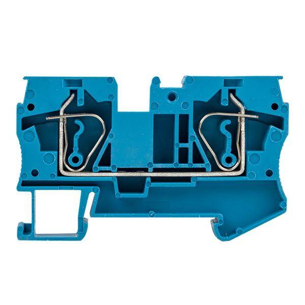 Колодка клеммная ST-6 57А пружинная син. EKF plc-jxb-st-6-blue