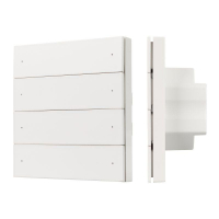 Панель кнопочная SMART-DMX512-801-22-8G-8SC-DIM-IN White (230В 2.4G) (IP20 пластик) INTELLIGENT ARLIGHT 037334