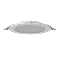 Светильник светодиодный DL-01 Slim 200мм 35Вт 4000К 221x40мм IP65/40 круглый встраив. с опаловым рассеив. RAL9003 бел. муар VARTON V1-RF-00084-10000-6503540