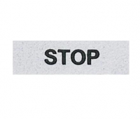 Табличка "STOP" 8мм EMAS BET08STOP