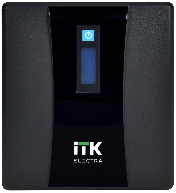 Источник бесперебойного питания ELECTRA ET 1.2кВ.А/720Вт с АКБ 2х7А.ч USB ITK EET-1200VA-1-002