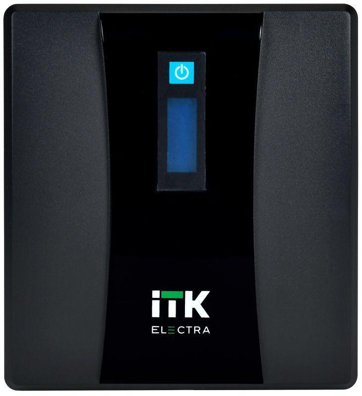 Источник бесперебойного питания ELECTRA ET 1кВ.А/0.6кВт с АКБ 2х7А.ч USB ITK EET-1000VA-1-002