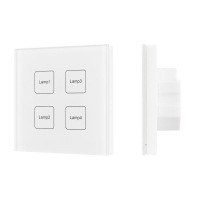 Панель сенсорная DALI-901-11-ADDR-DIM-DT6-IN White (BUS) (IP20 пластик) INTELLIGENT ARLIGHT 037192