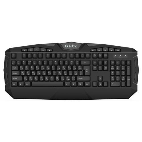 Комплект клавиатура и мышь GXZ990 игровой 1200-3600dpi + коврик + гарнитура черн. Intro Б0060195