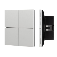 Панель кнопочная KNX-304-23-IN Silver (BUS Frameless) (IP20 металл) INTELLIGENT ARLIGHT 039662