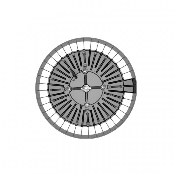 Светильник светодиодный ДСП IB 10 S 100-150-200W W 850 BK D353xH117мм 100-200Вт 5000К IP65 подвес черн. High Bay Русский Свет 16091023043