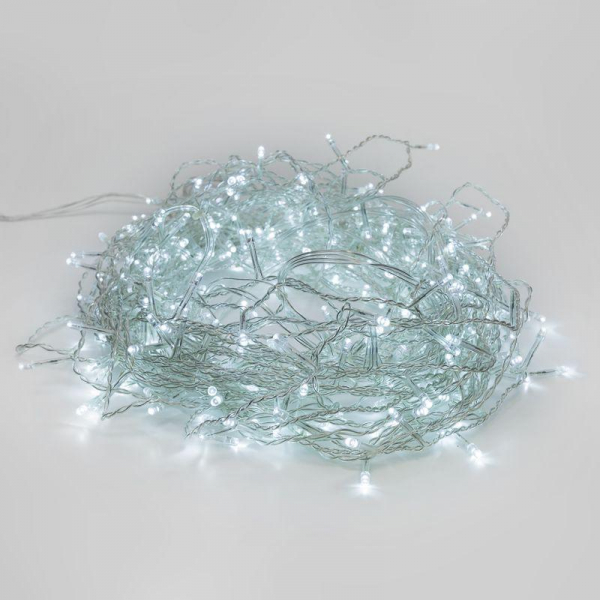 Гирлянда светодиодная "Светодиодный Дождь" 1.5х1.5м LED бел. свечение с динамикой провод прозр. 230В Neon-Night 235-015