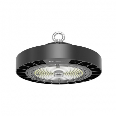 Светильник светодиодный ДСП IB 10 S 150W M 850 BK D298xH112мм 150Вт 5000К IP65 High Bay подвес черн. Русский Свет 16091023048