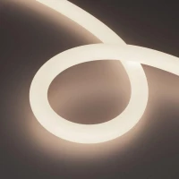 Лента светодиодная MOONLIGHT-TOP-A336-D25mm 24V Day 4000К 360deg 14.4Вт/м IP65 2835 wire x2 прямой вывод кабеля герметичная (уп.5м) Arlight 036273