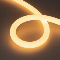 Лента светодиодная MOONLIGHT-SIDE-A336-D25mm 24V Warm 2700К 360deg 14.4Вт/м IP65 2835 wire x1 боков. вывод кабеля герметичная (уп.5м) Arlight 038749