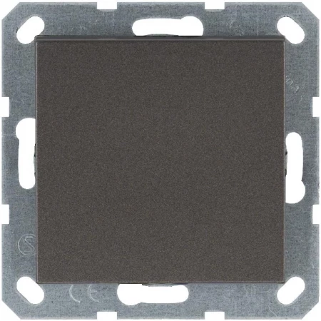 Кнопка звонка 1-кл. 10А IP20 механизм мокко Jasmart G3010Z